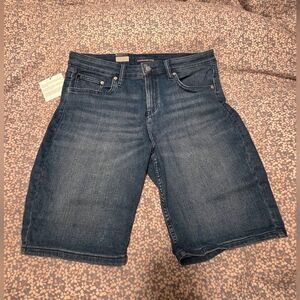 Calvin Klein Women's Dark Blue Jean Shorts